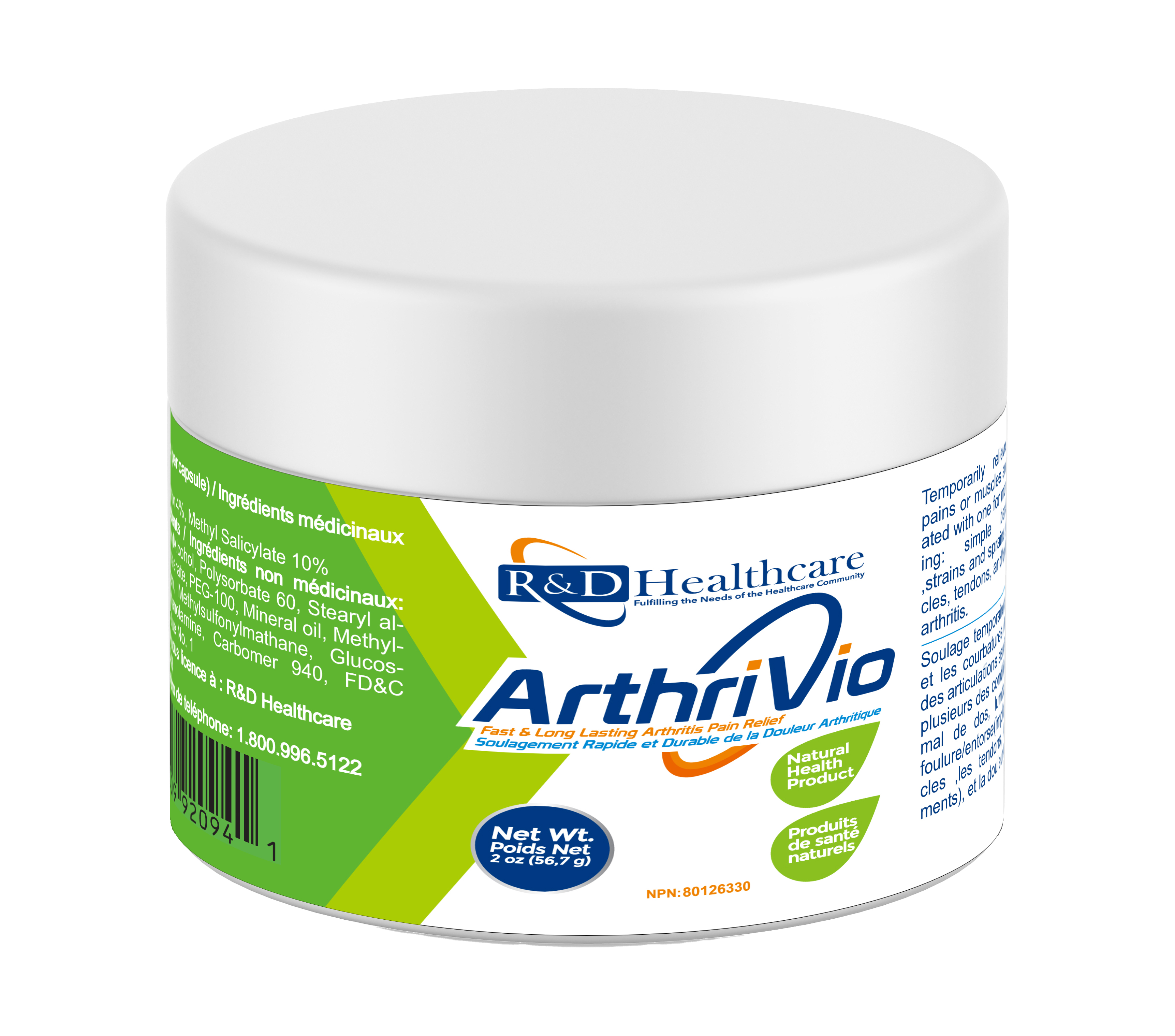 ArthriVio official product packaging