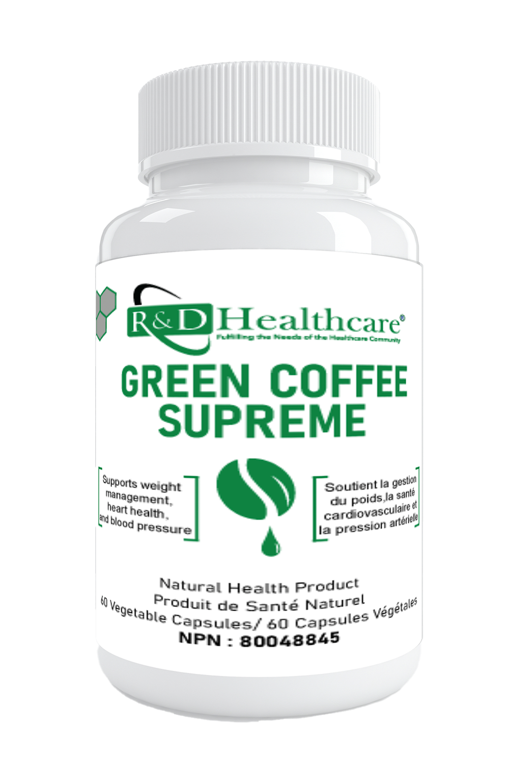 Green Coffee Supreme official product packaging